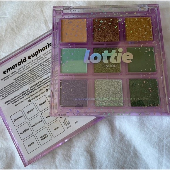 Lottie Other - TWO Lottie London Eyeshadow Palettes Available- Both Emerald Euphoria W/9 Shades